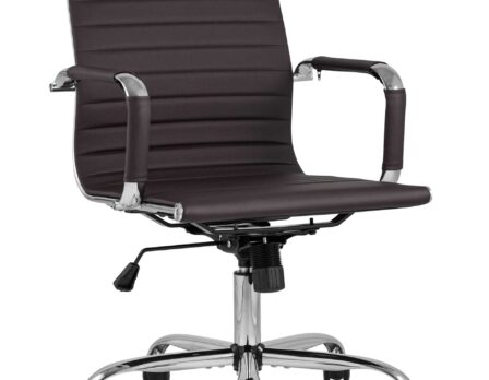 Кресло офисное TopChairs City S коричневое
