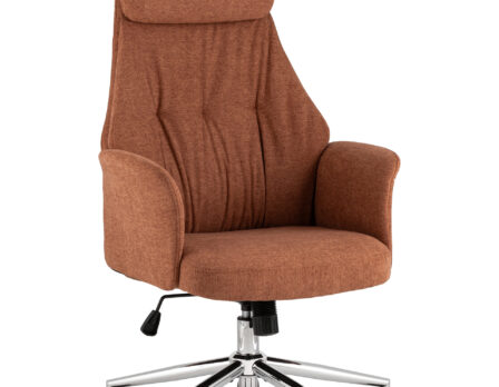 Кресло офисное TopChairs Neoma терракотовый ткань