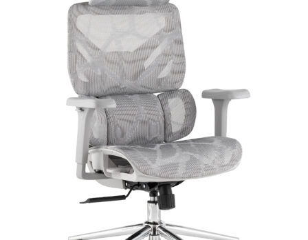 Кресло офисное TopChairs Structo серая сетка